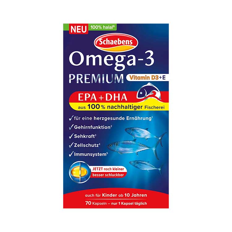 کپسول امگا 3 پریمیوم شابنز 70 عدد
