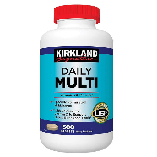 قرص مولتی ویتامین روزانه کرکلند 500 عددی