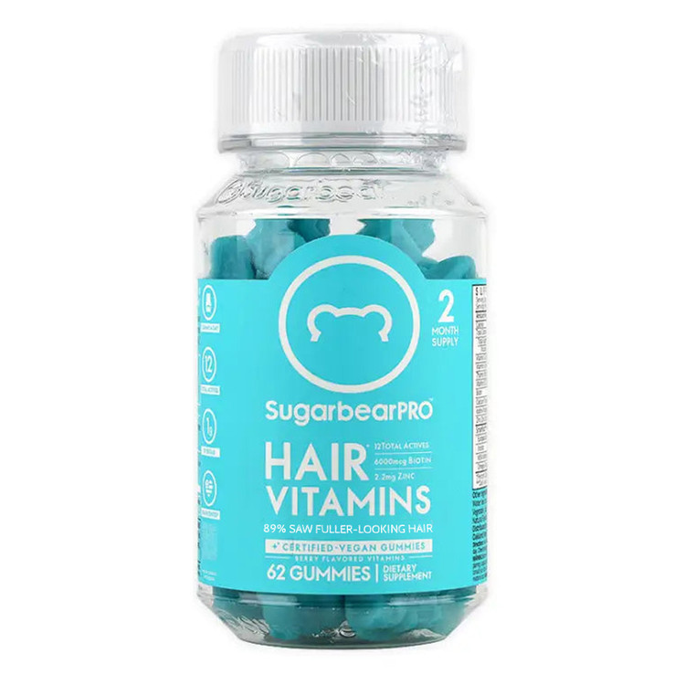 پاستیل تقویت مو شوگر بیر هیر پرو 62 عددی