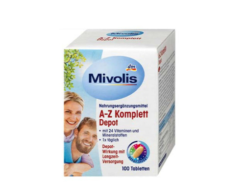 مولتیویتامین کامل A-Z دیپوت میولیس 100 عددی آلمان