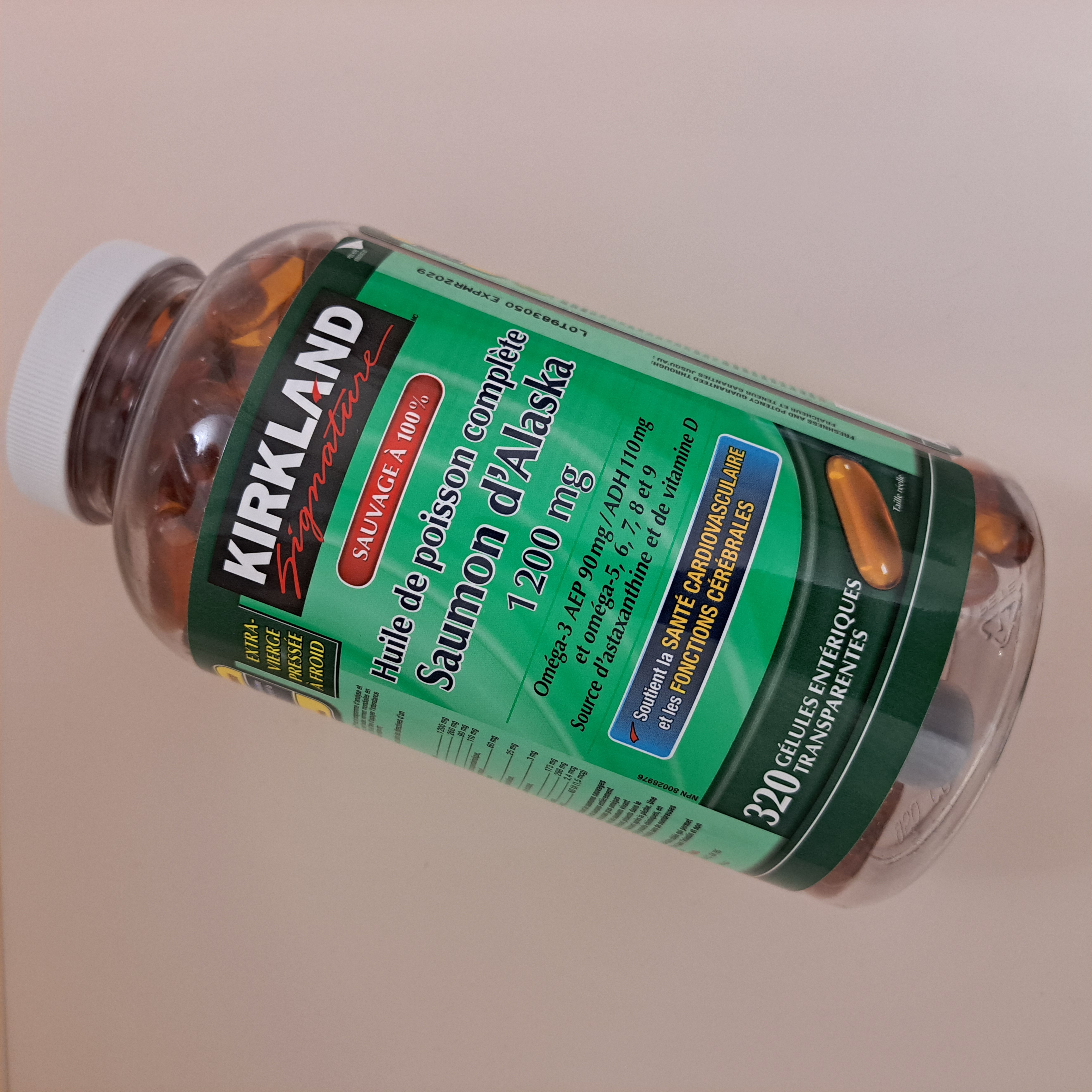 کپسول امگا 3 روغن ماهی فیش اویل کرکلند مدل Wild Alaskan
