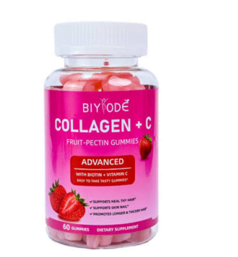 پاستیل کلاژن و ویتامین سی بایود امریکا 60 عددی