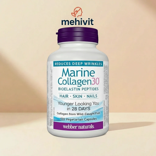 کلاژن 30 وبر نچرالز حاوی پپتاید بیوالاستین 120 عددی