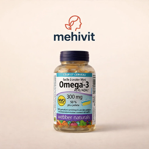 امگا 3 سالمون آلاسکا آزاد وبر نچرالز کانادا 300 میلی گرمی 180 عددی