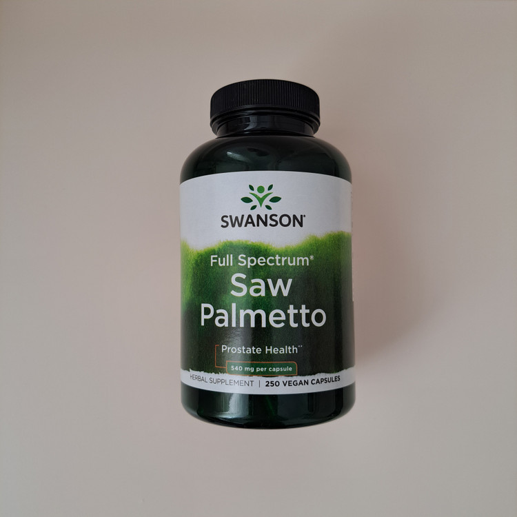 کپسول عصاره سائوپالمتو Swanson Saw Palmetto 540mg سوانسون