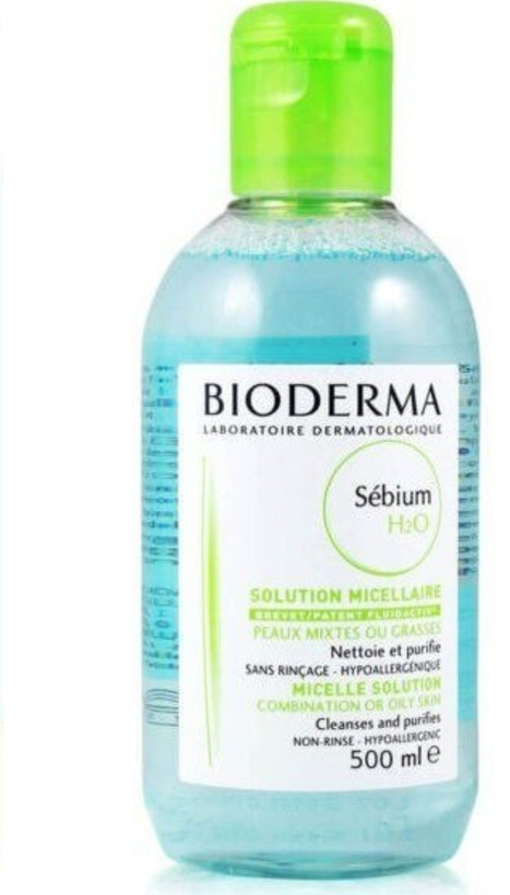 میسلار واتر بایودرما سبز پوست چرب مدل Sebium H2O (500 میل)