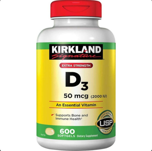 قرص ویتامین D3 کرکلند 600 عددی