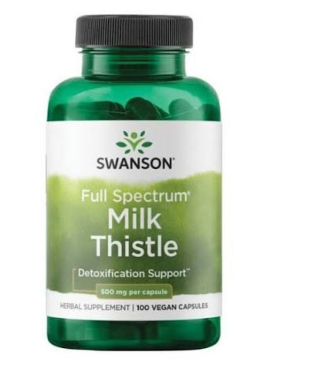 کپسول خار مریم Milk Thistle 500mg سوانسون (100 عددی)