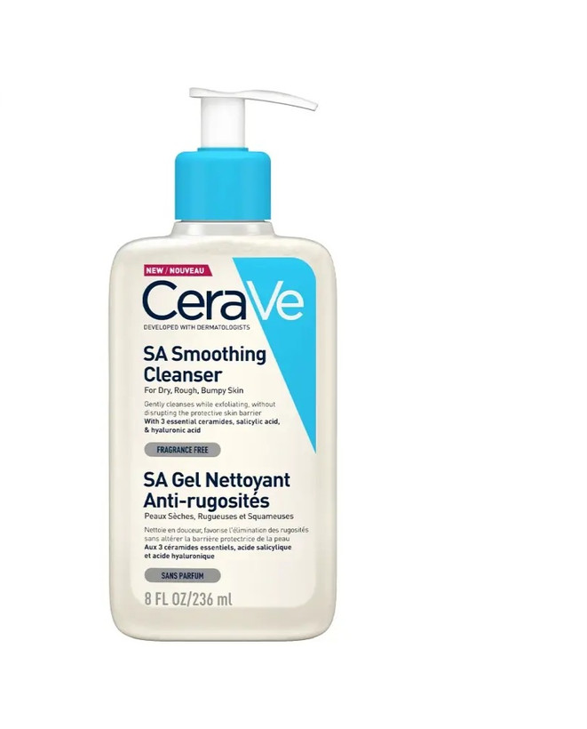 ژل شستشوی سراوی SA Smoothing Cleanser حجم 236 میلیلیتر | لایهبردار ملایم و صافکننده پوست زبر