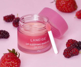 ماسک لب شب توت فرنگی لانیژ